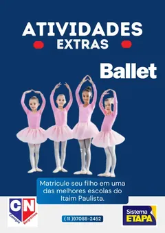 Atividade de Ballet no Colégio Negreiros